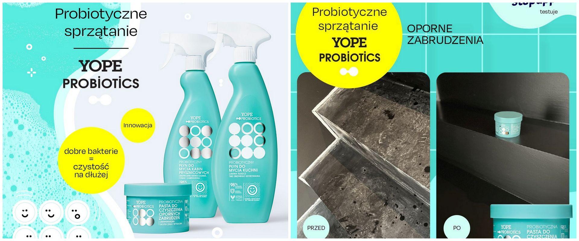 Yope Probiotics - sprzątanie zieloną chemią